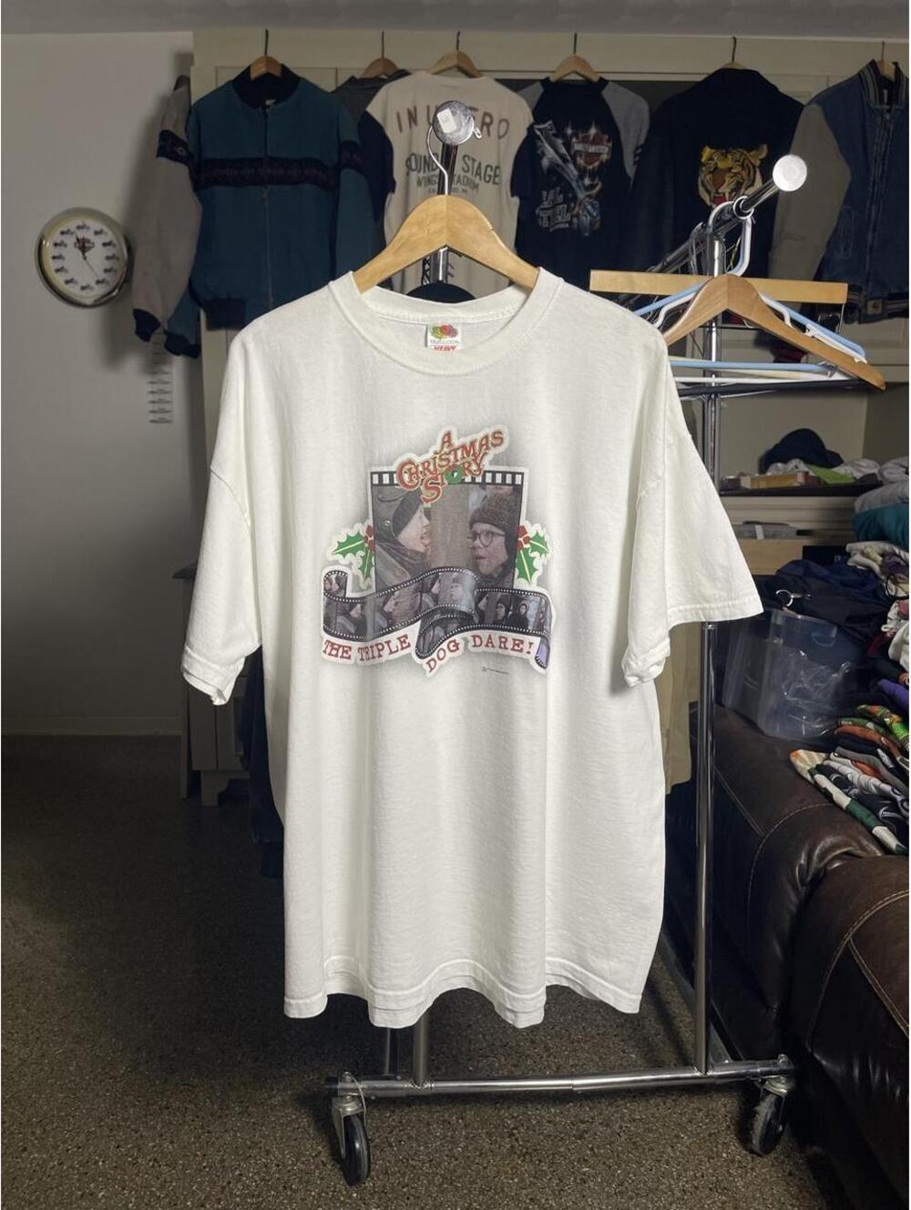 Vintage A Christmas Story Movie Promo Shirt Mens XXL